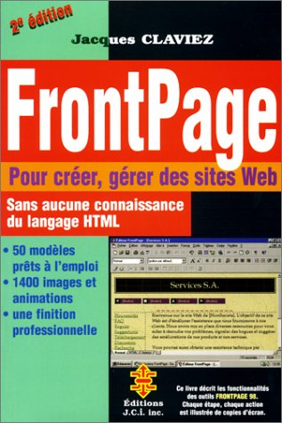 frontpage. pour créer, gérer des sites web