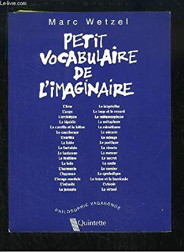 Petit vocabulaire de l'imaginaire