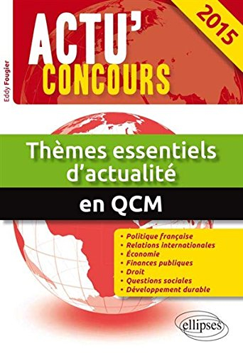 Thèmes essentiels d'actualité 2015 en QCM