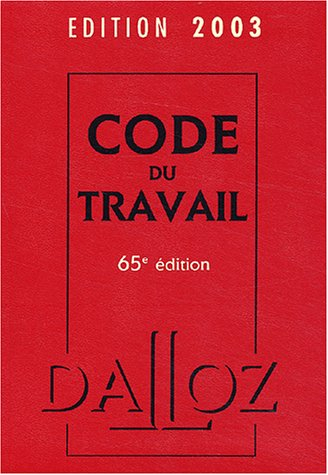 Code du travail 2003
