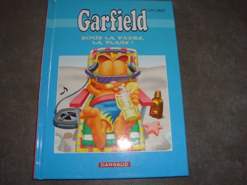 garfield sous la pâtée la plage !