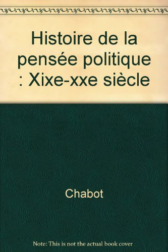 Histoire de la pensée politique