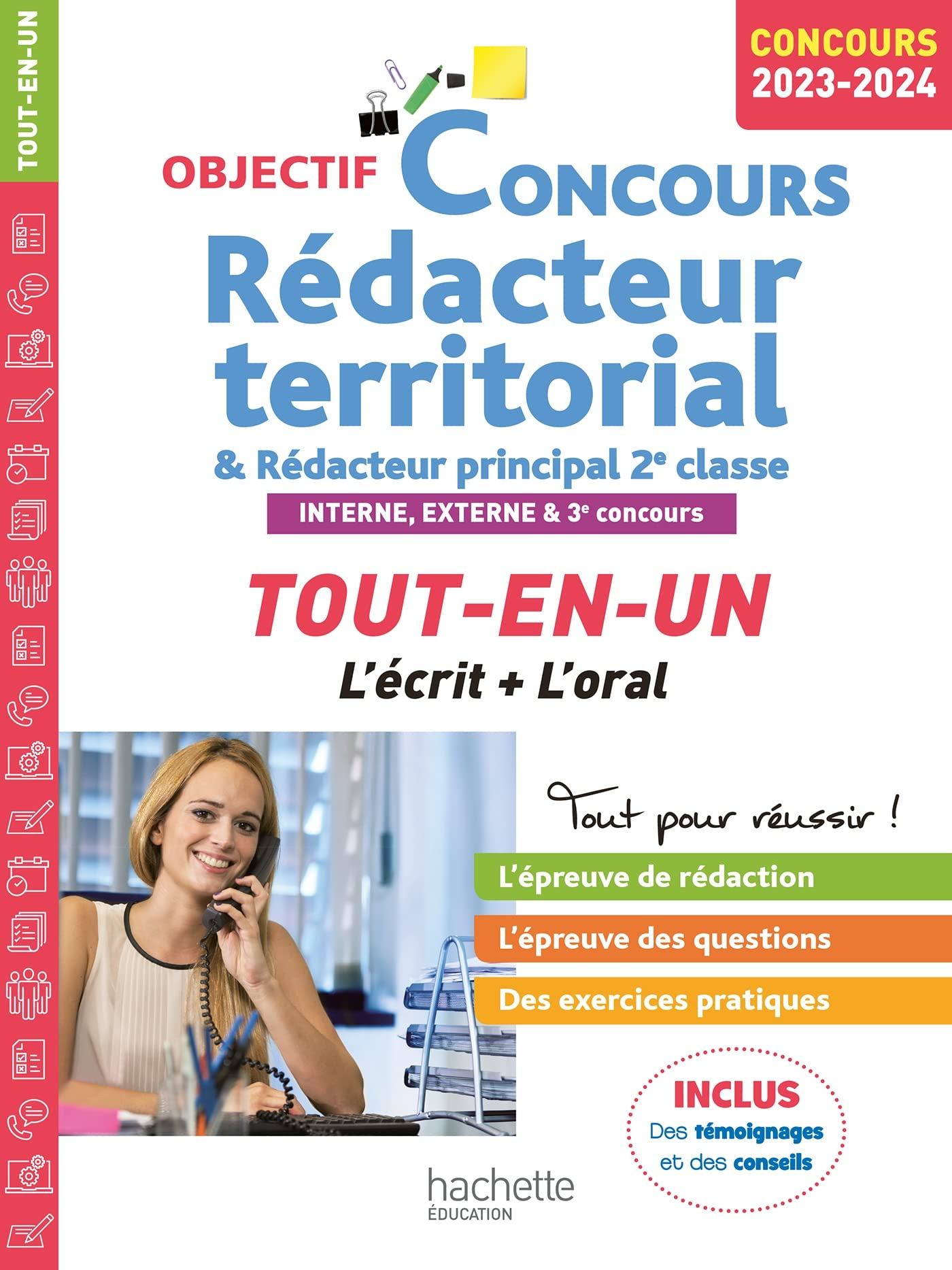 Rédacteur territorial & rédacteur principal 2e classe : interne, externe & 3e concours : tout-en-un,