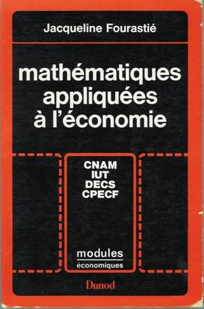 mathématiques appliquées à l'économie