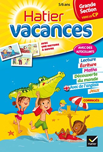 Hatier vacances, grande section vers le CP, 5-6 ans : les aventures d'Agathe et Valentin