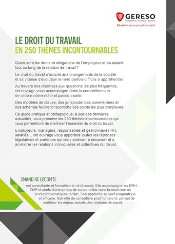 Le droit du travail en 250 thèmes incontournables: Droits et obligations des employeurs et des salar