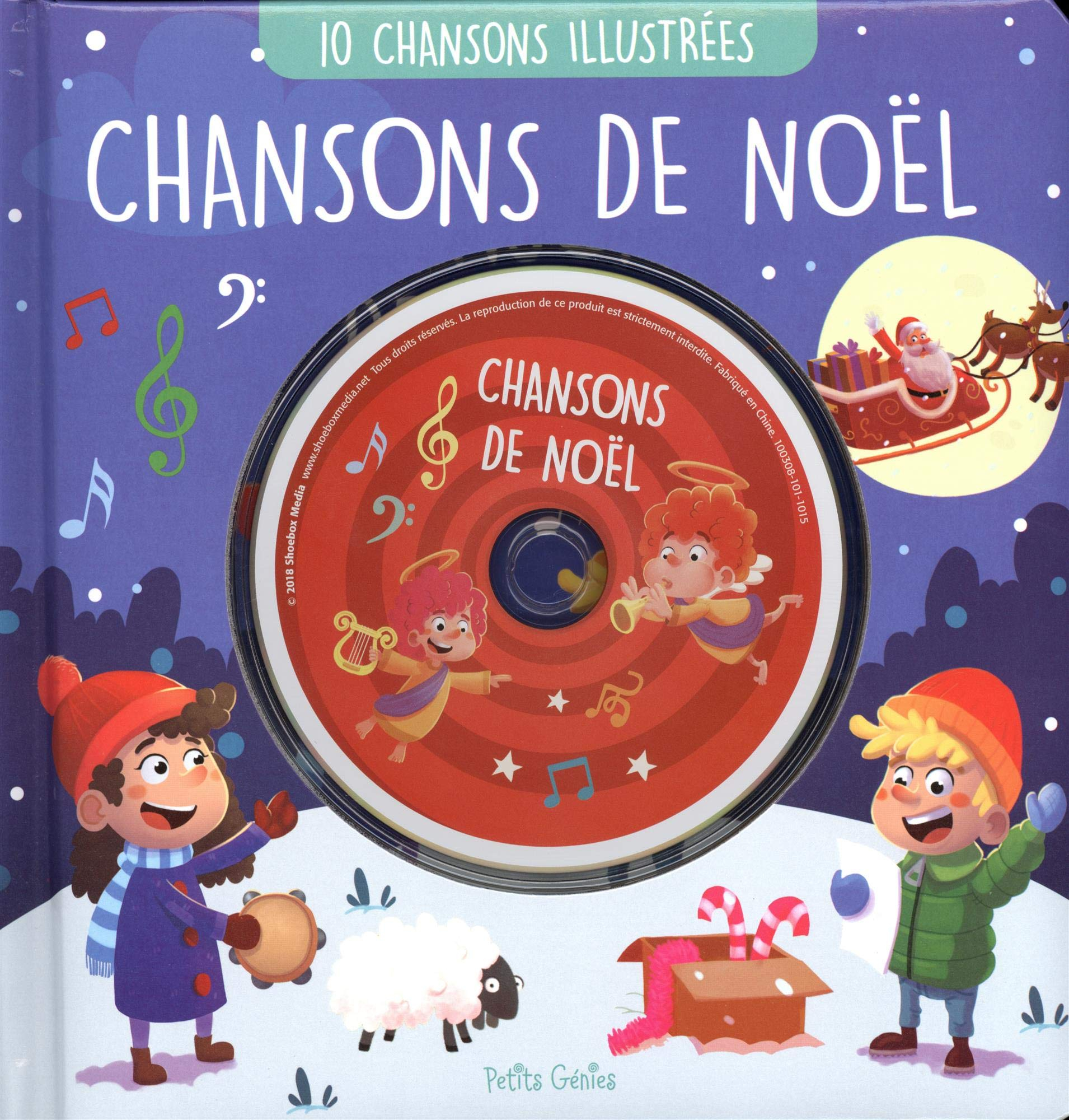 Chansons de Noël : 10 chansons illustrées