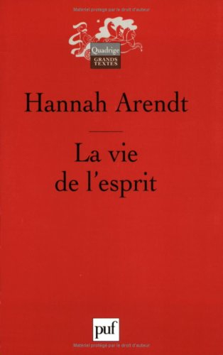La vie de l'esprit