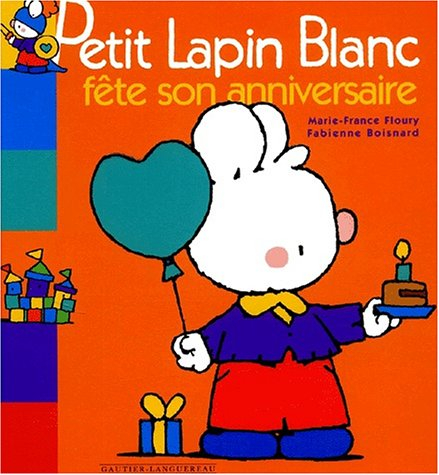 Petit Lapin blanc fête son anniversaire