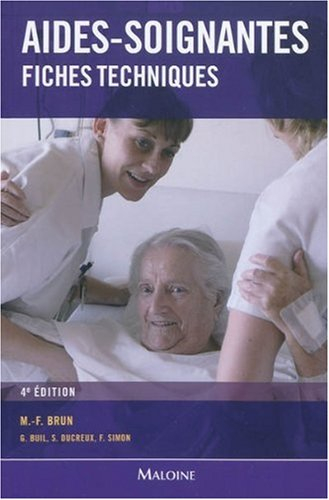 Aides-soignantes : fiches techniques