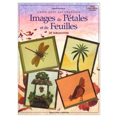 Images de pétales et de feuilles : créer avec les végétaux : 20 tableautins
