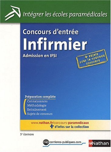 Concours d'entrée infirmier : admission en IFSI