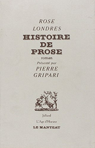 Histoire de prose