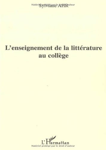 L'enseignement de la littérature au collège