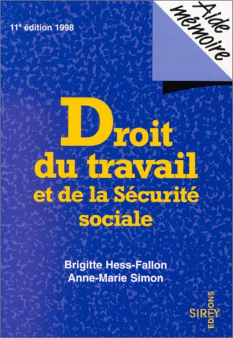 droit du travail det de la sécurité sociale