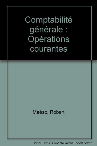 comptabilité générale : opérations courantes