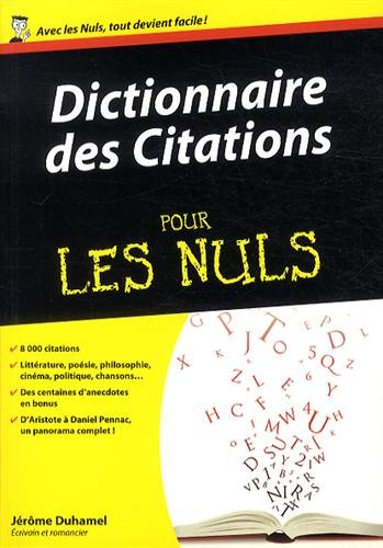Dictionnaire des citations pour les nuls
