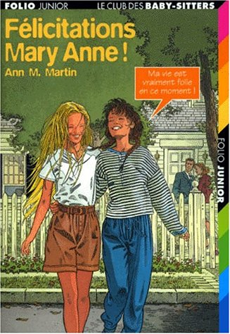 Félicitations, Mary Anne !