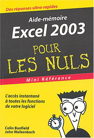 Excel 2003 pour les nuls