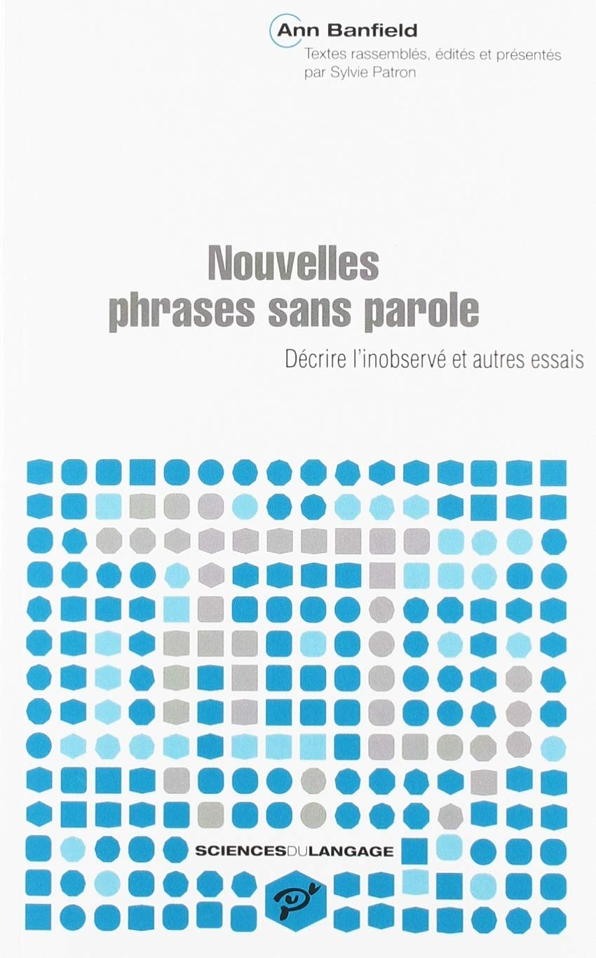 Nouvelles phrases sans parole : décrire l'inobservé et autres essais