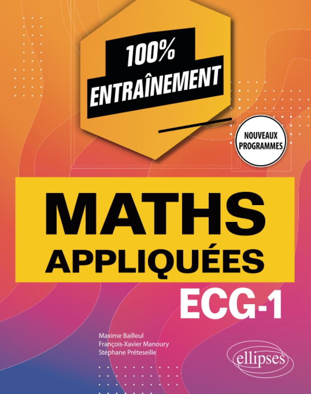 Maths appliquées : ECG-1 : nouveaux programmes