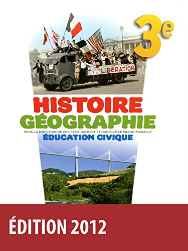Histoire géographie 3e. Education civique 3e : grand format