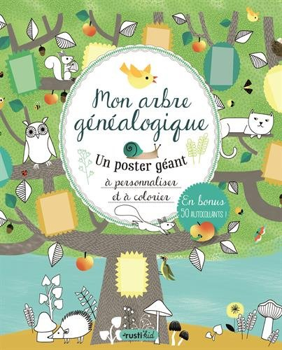 Mon arbre généalogique : un poster géant à personnaliser et à colorier