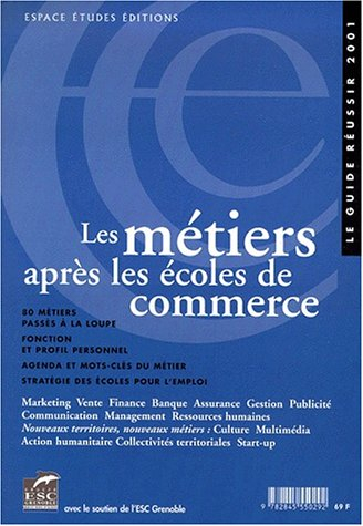 Les métiers après les écoles de commerce