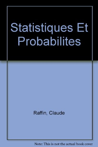 statistiques et probabilités : deug scientifiques 2e année