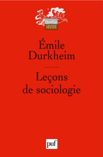 Leçons de sociologie