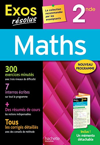 Maths 2de : nouveau programme
