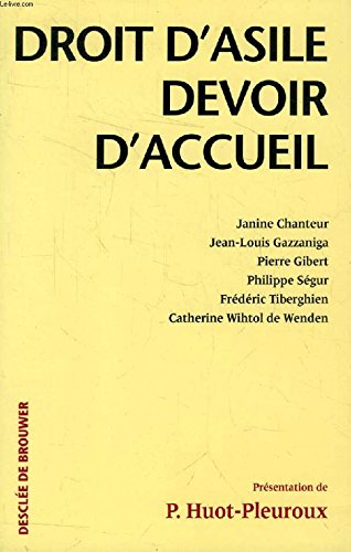 Droit d'asile, devoir d'accueil : VIIIe colloque, Lourdes, 16-19 novembre 1994