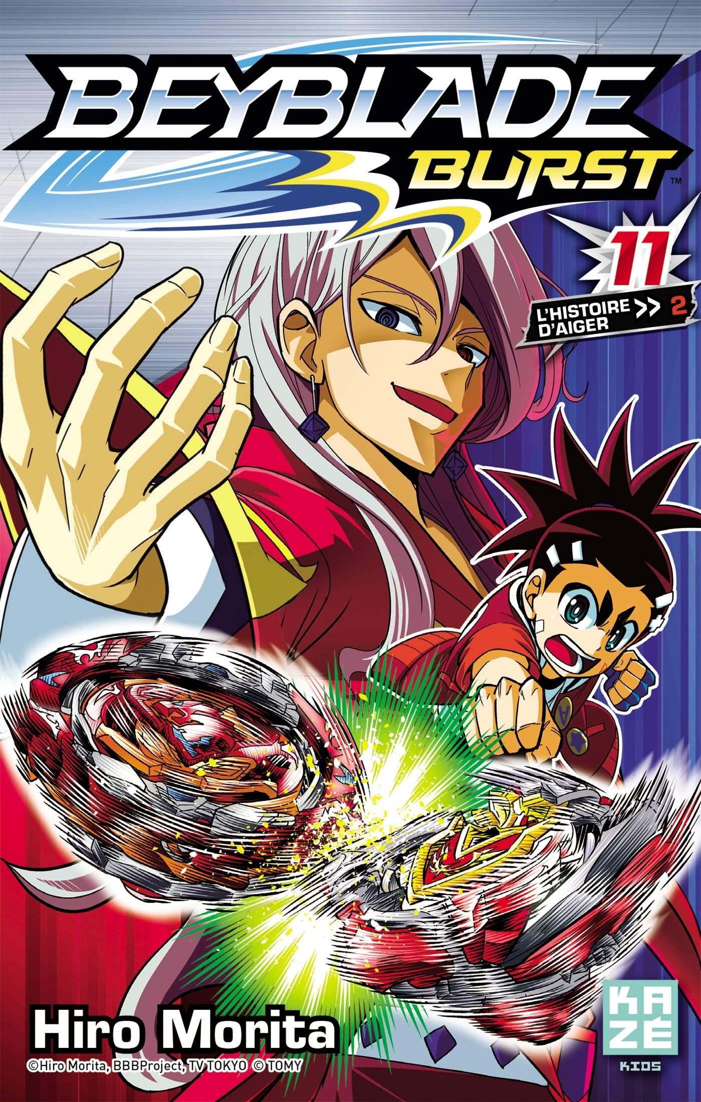 Beyblade burst. Vol. 11. L'histoire d'Aiger. Vol. 2