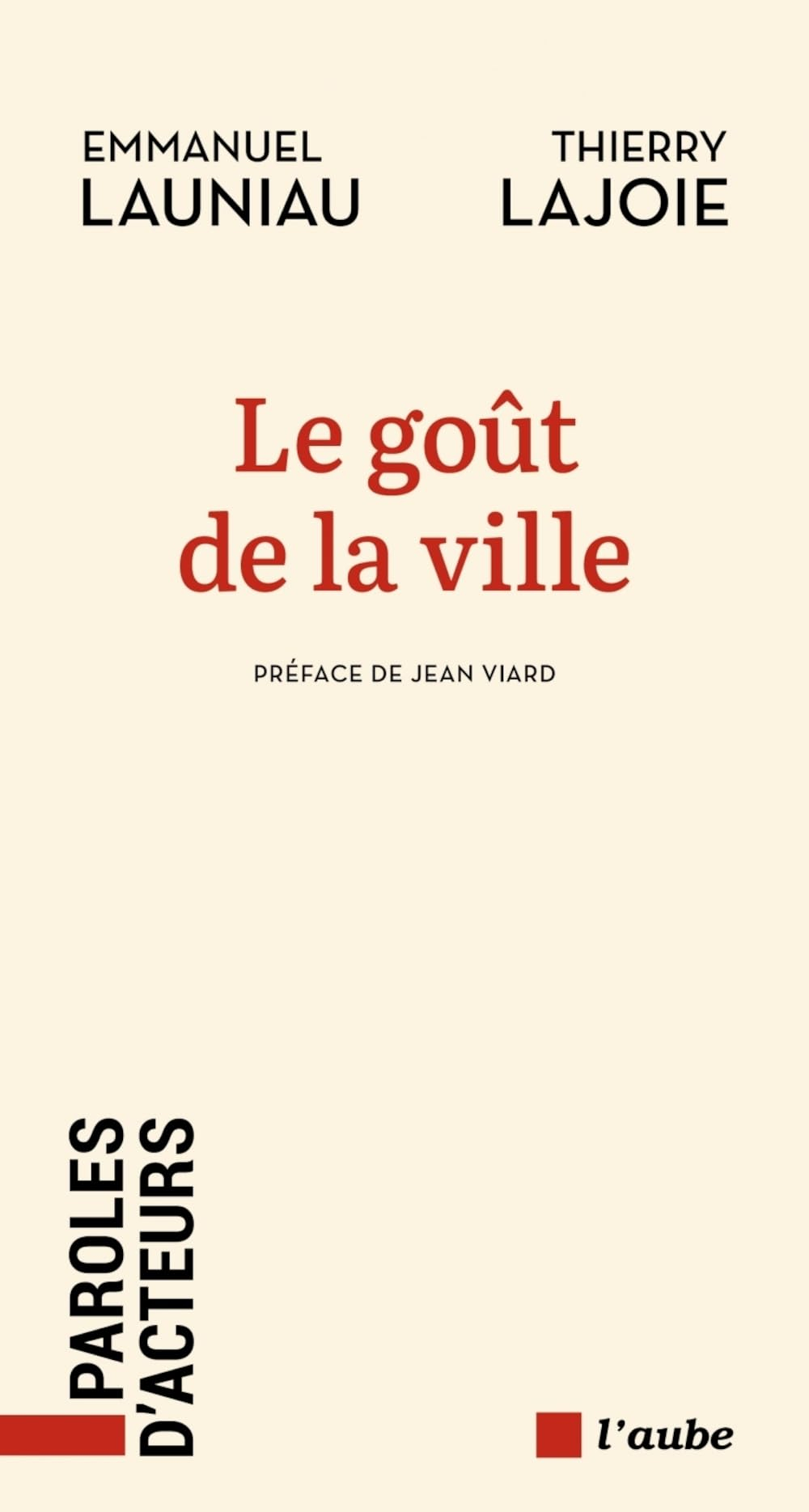 Le goût de la ville