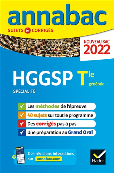 HGGSP spécialité, terminale générale : nouveau bac 2022