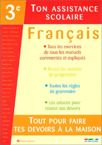 Ton assistance scolaire français 3e