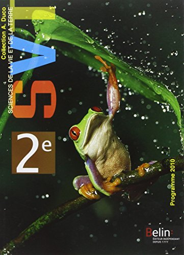 SVT, sciences de la vie et de la Terre 2de : programme 2010