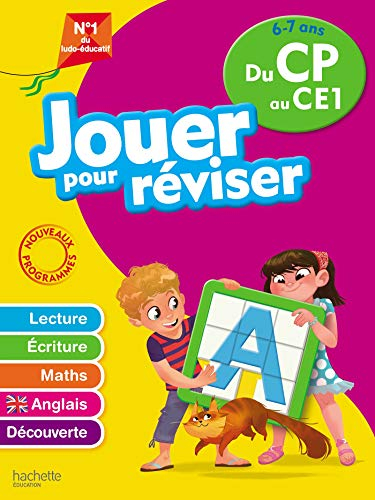 Jouer pour réviser du CP au CE1, 6-7 ans : lecture, écriture, maths, anglais, découverte
