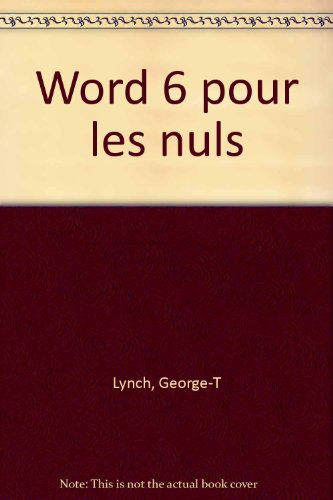 Word 6 pour Windows, micro-référence pour les nuls