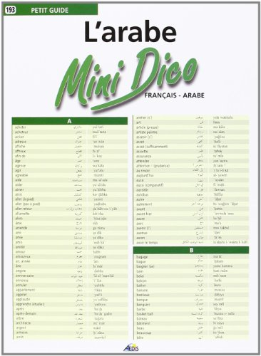 L'arabe : mini-dico français-arabe
