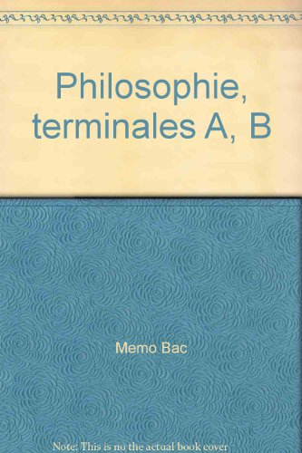 philosophie, terminales a, b