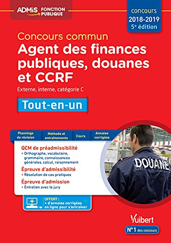 Concours commun agent des finances publiques, douanes et CCRF : externe, interne, catégorie C : tout