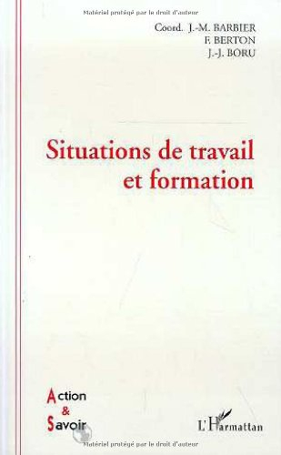 Situations de travail et formation