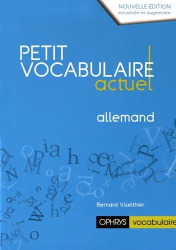 Petit vocabulaire actuel : allemand