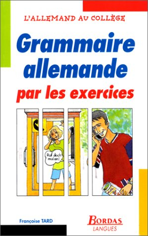 grammaire allemande par les exercices