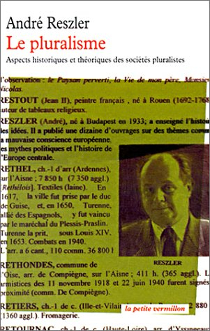 Le pluralisme : aspects historiques et théoriques des sociétés pluralistes