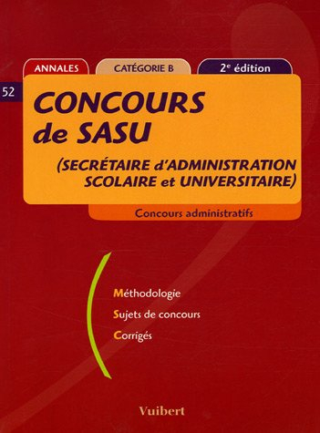 concours de sasu (secrétaire d'administration scolaire et universitaire)