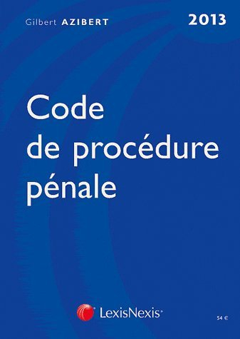 Code de procédure pénale 2013