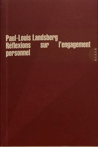 Réflexions sur l'engagement personnel