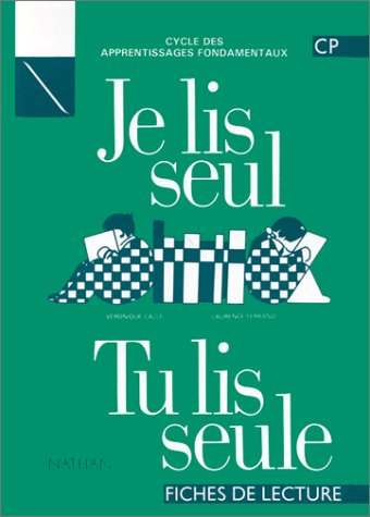 je lis seul, tu lis seule